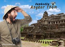 e-Kartka Kartki Elektroniczne Niesamowity Angkor Thom, kartki internetowe, pocztówki, pozdrowienia